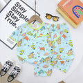 Boy short sleeve and long pant homewear set