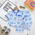 Boy short sleeve and long pant homewear set