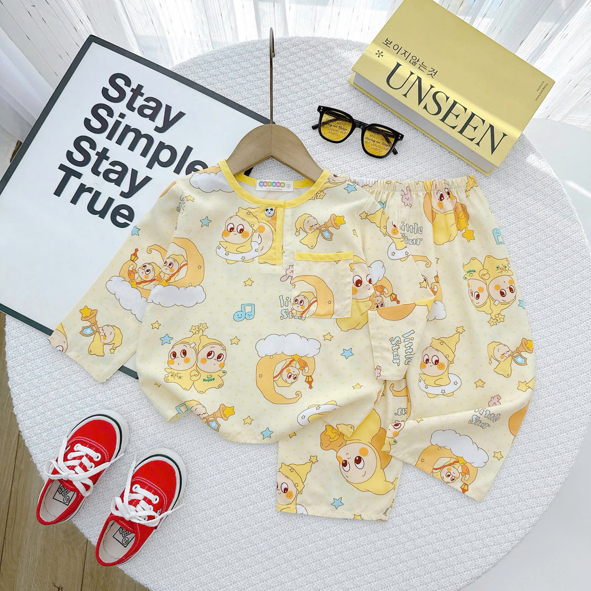 Boy long sleeve and long pant homewear set