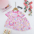 Girl short sleeve and short pant homewear set