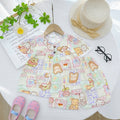 Girl short sleeve and short pant homewear set
