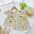 Girl short sleeve and short pant homewear set
