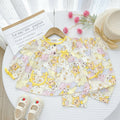 Girl long sleeve and long pant homewear set