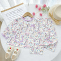 Girl long sleeve and long pant homewear set