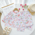Girl long sleeve and long pant homewear set